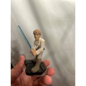 Disney Infinity Star Wars Luke Skywalker 3.0 Figure Lightsaber Base nintendo wii